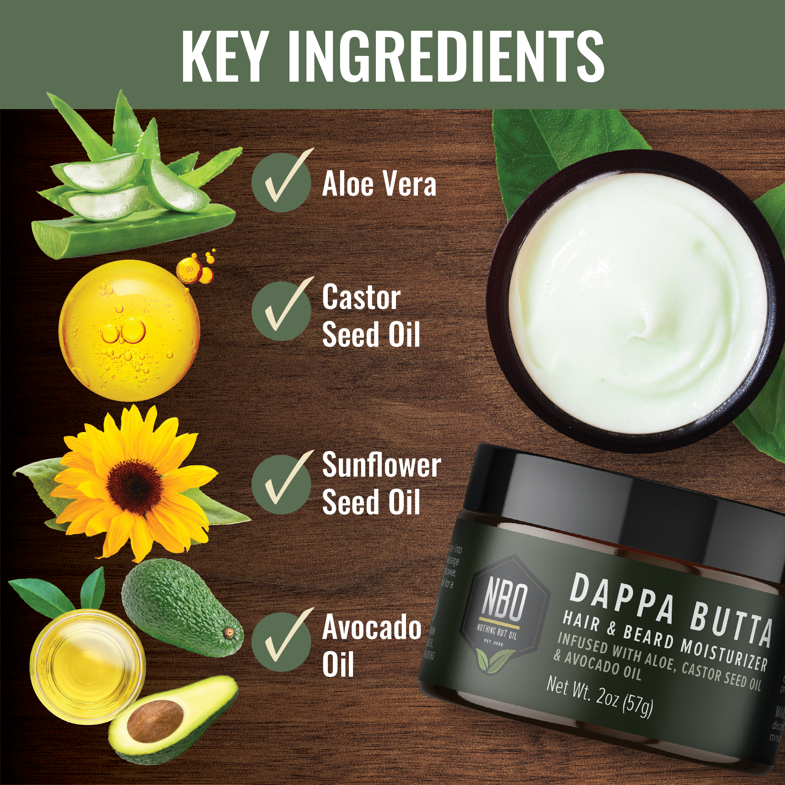 Dappa Butta Hair & Beard Moisturizer