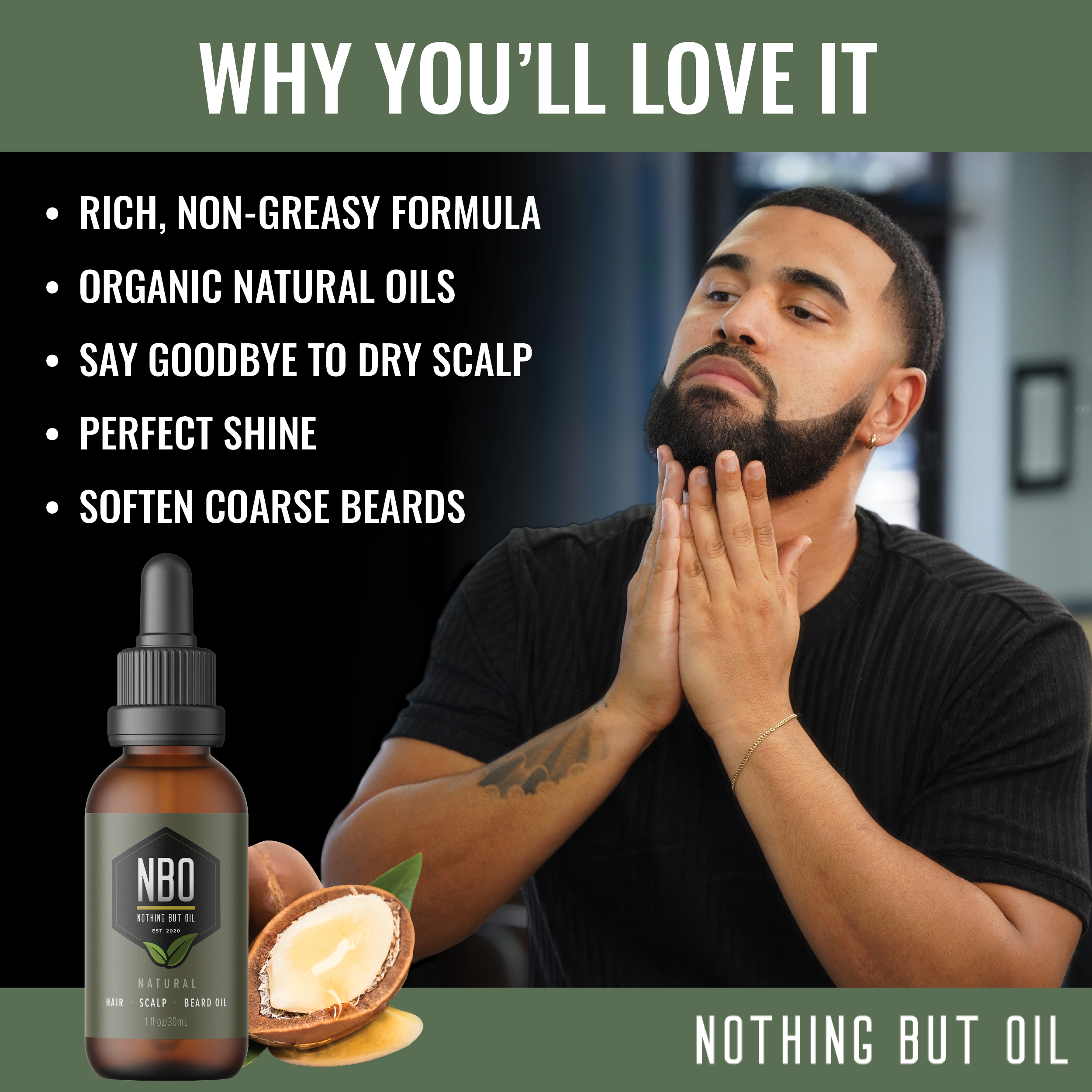 THE OG BLEND HAIR, SCALP, AND BEARD OIL (2 Pack Bundle)