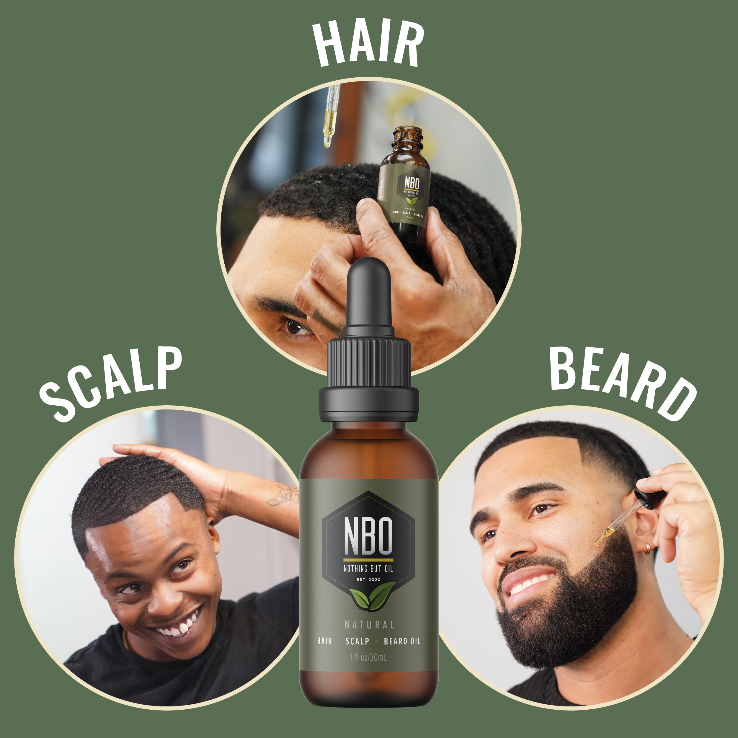 THE OG BLEND HAIR, SCALP, AND BEARD OIL (2 Pack Bundle)